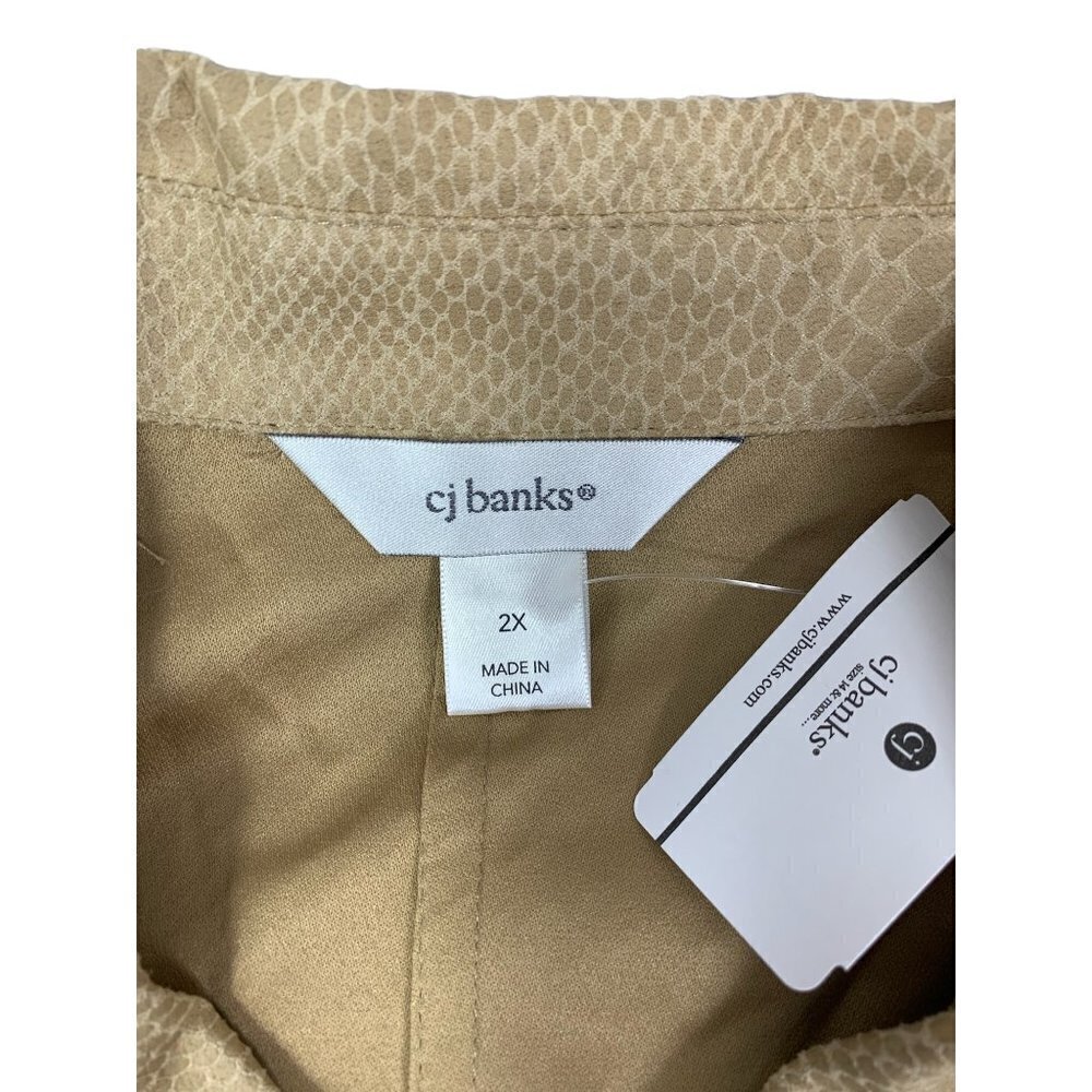 CJ Banks Women's Tan Jacket - Picture 3 of 7